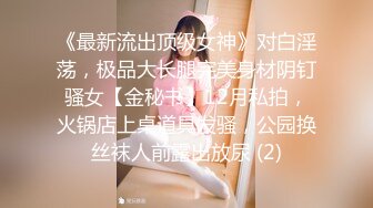 《最新流出顶级女神》对白淫荡，极品大长腿完美身材阴钉骚女【金秘书】12月私拍，火锅店上桌道具发骚，公园换丝袜人前露出放尿 (2)