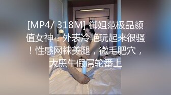 [MP4/ 318M] 御姐范极品颜值女神！外表冷艳玩起来很骚！性感网袜美腿，微毛肥穴，大黑牛假屌轮番上