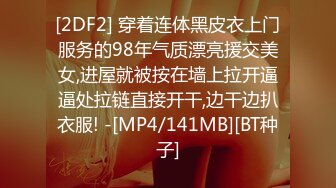 [2DF2] 穿着连体黑皮衣上门服务的98年气质漂亮援交美女,进屋就被按在墙上拉开逼逼处拉链直接开干,边干边扒衣服! -[MP4/141MB][BT种子]