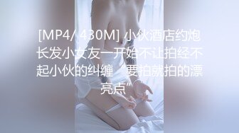 [MP4/ 430M] 小伙酒店约炮长发小女友一开始不让拍经不起小伙的纠缠“要拍就拍的漂亮点”